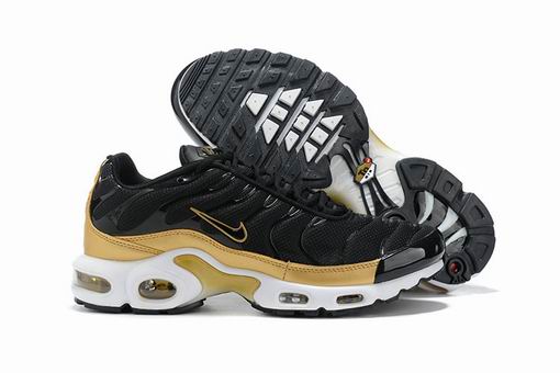 Nike Air Max Plus Tn Men's Running Shoes Black Golden-46